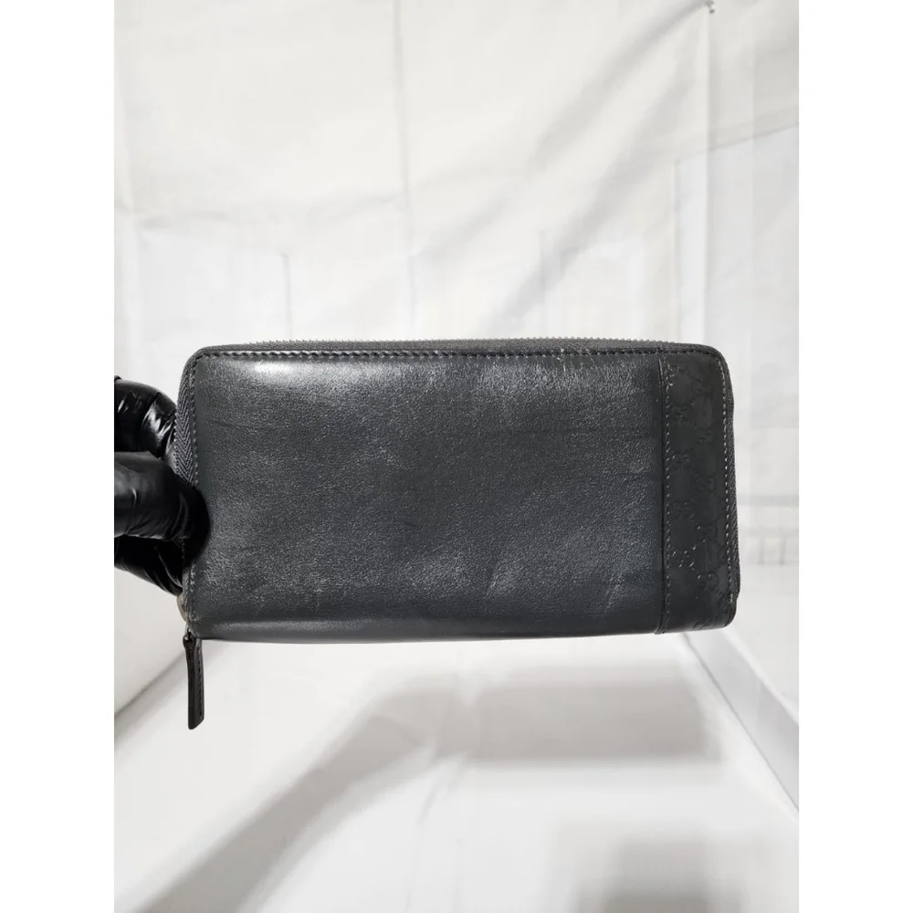 Gucci GG Signature Leather Continental Wallet Grey - Picture 3 of 12